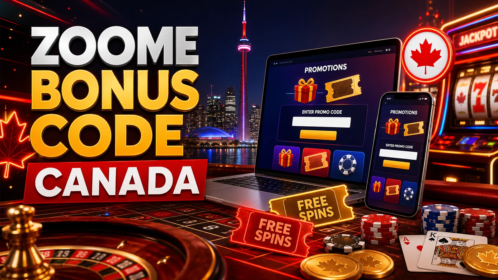 Zoome Casino Bonus Code Canada Canadian iGaming content banner