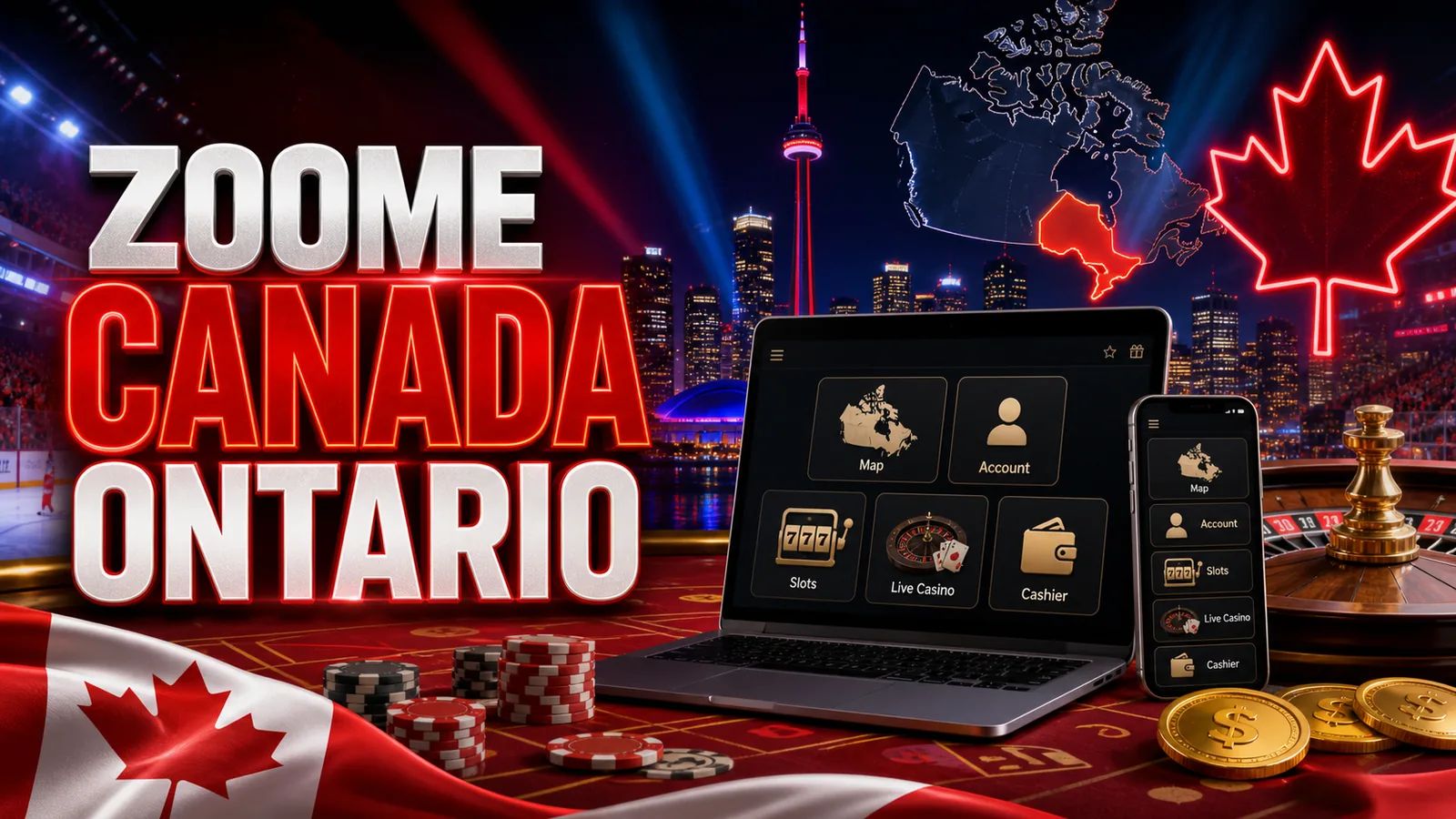 Zoome Casino Canada and Ontario Canadian iGaming content banner