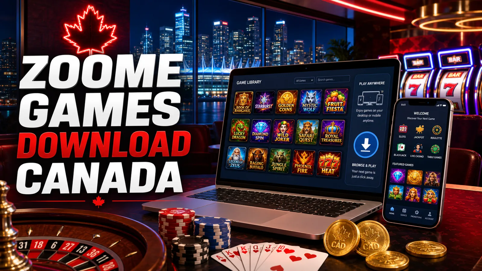 Zoome Casino Games Download Canada Canadian iGaming content banner