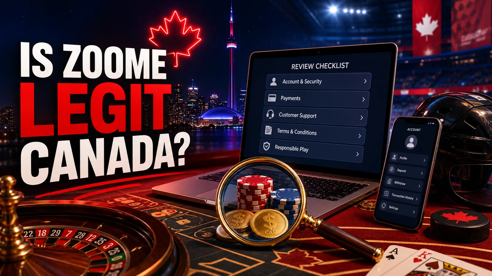 Is Zoome Casino Legit in Canada? Canadian iGaming content banner