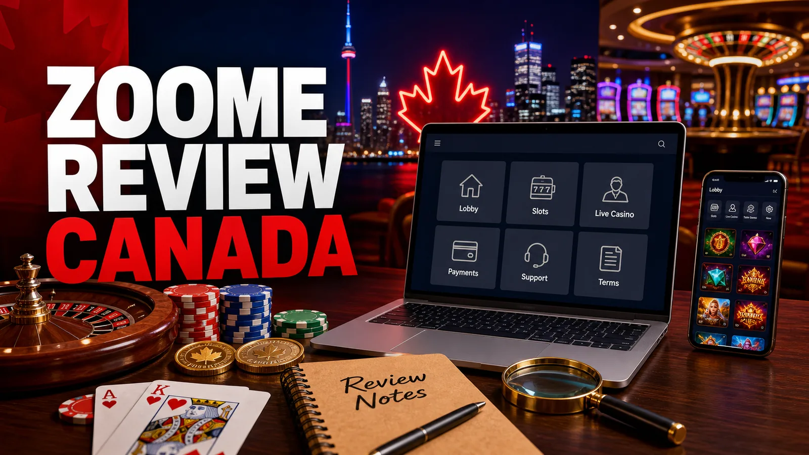 Zoome Casino Review Canada Canadian iGaming content banner