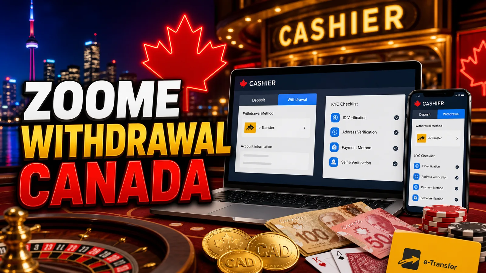Zoome Casino Withdrawal Canada Canadian iGaming content banner